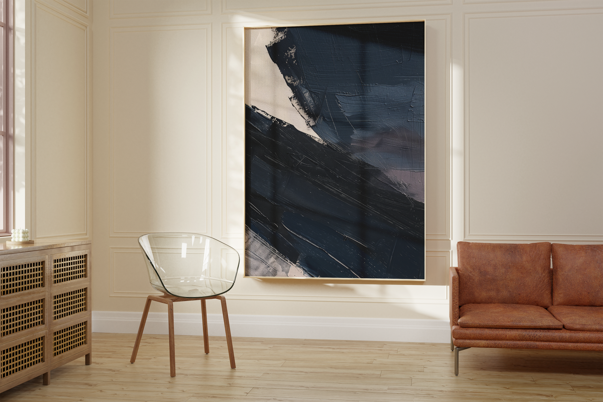 Dark Blue Tones No.1 Print