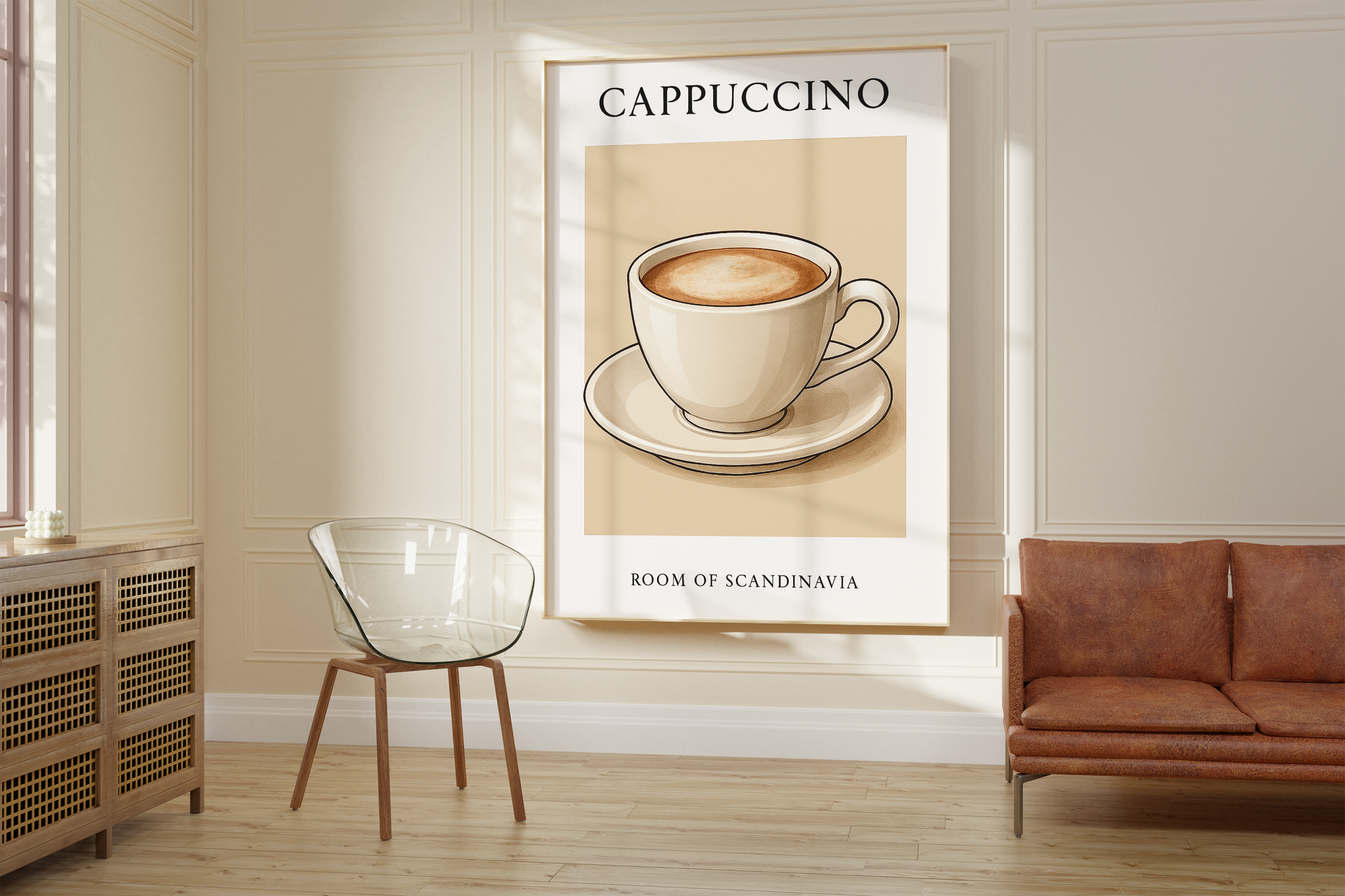 Retro Cappuccino Print