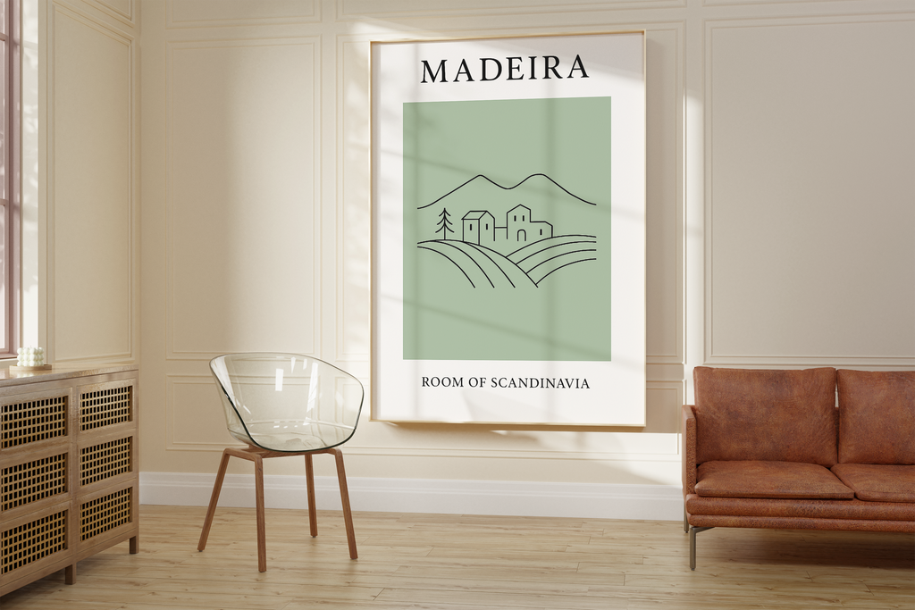 Madeira Minimalist City & Travel Print