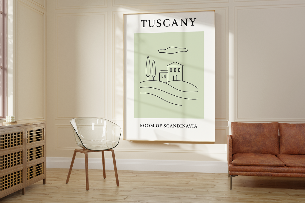 Tuscany Minimalist City & Travel Print
