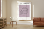 St. Anton Minimalist City & Travel Print