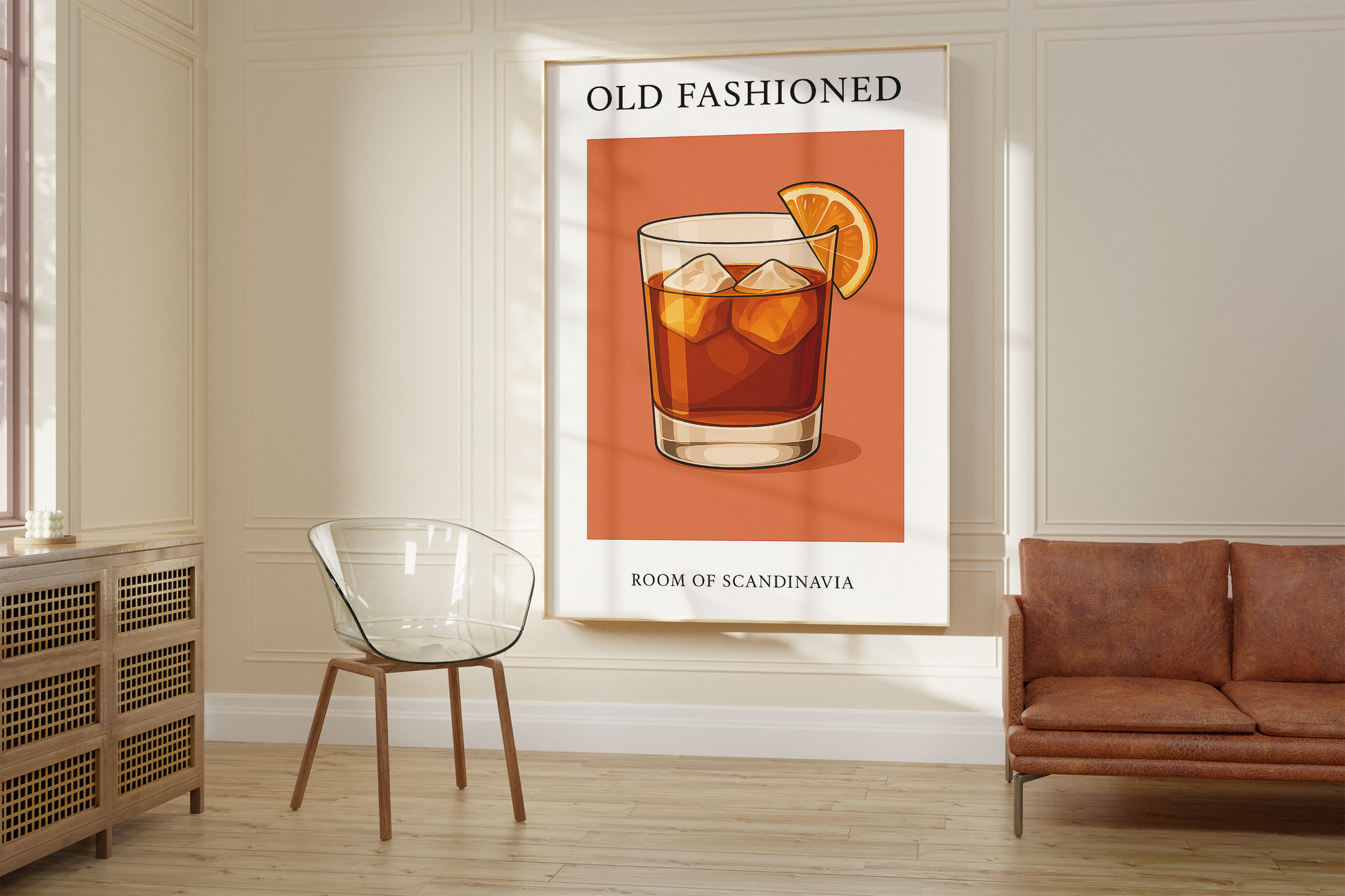 Retro Old Fashioned Print