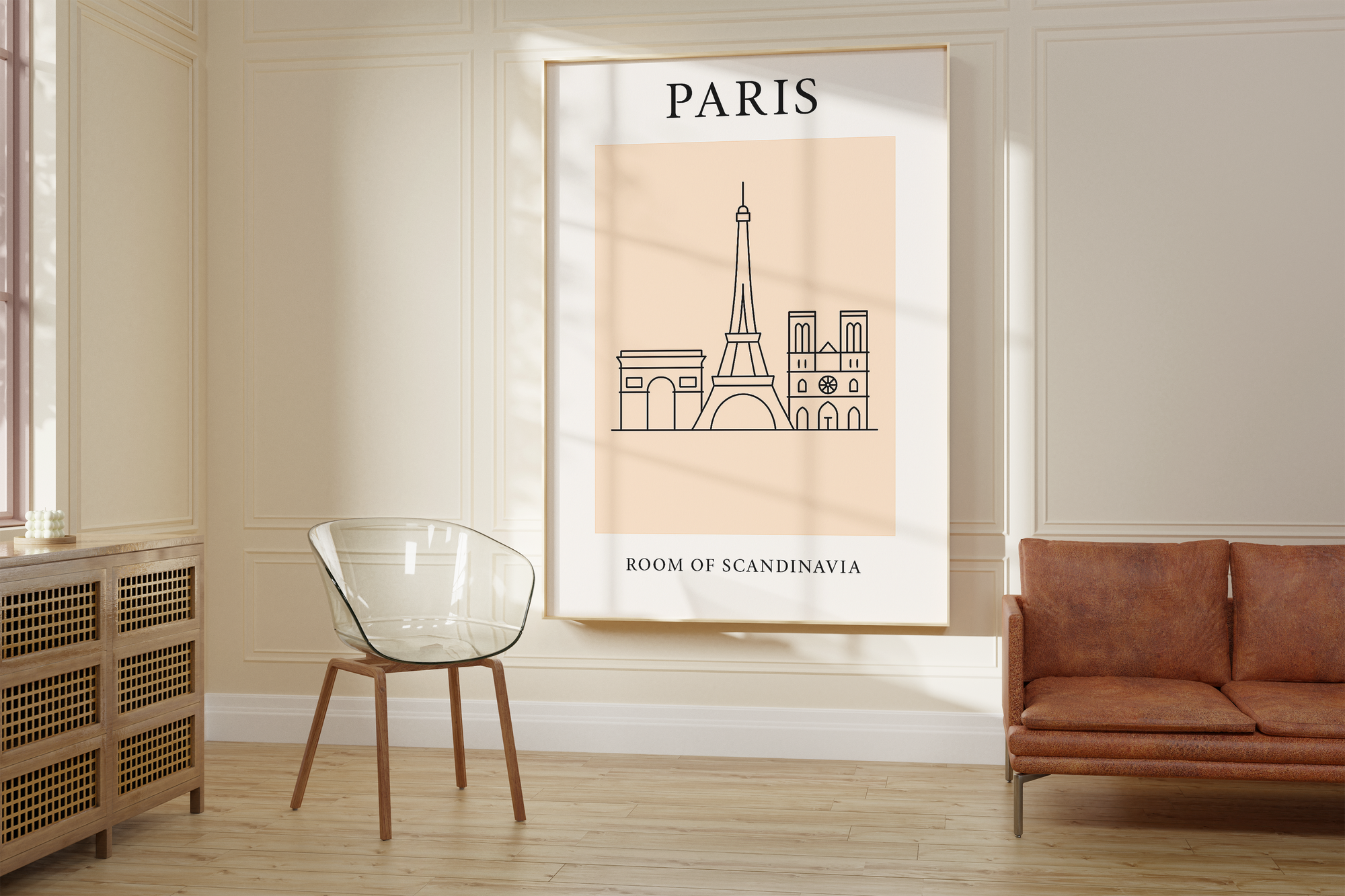 Paris Minimalist City & Travel Print