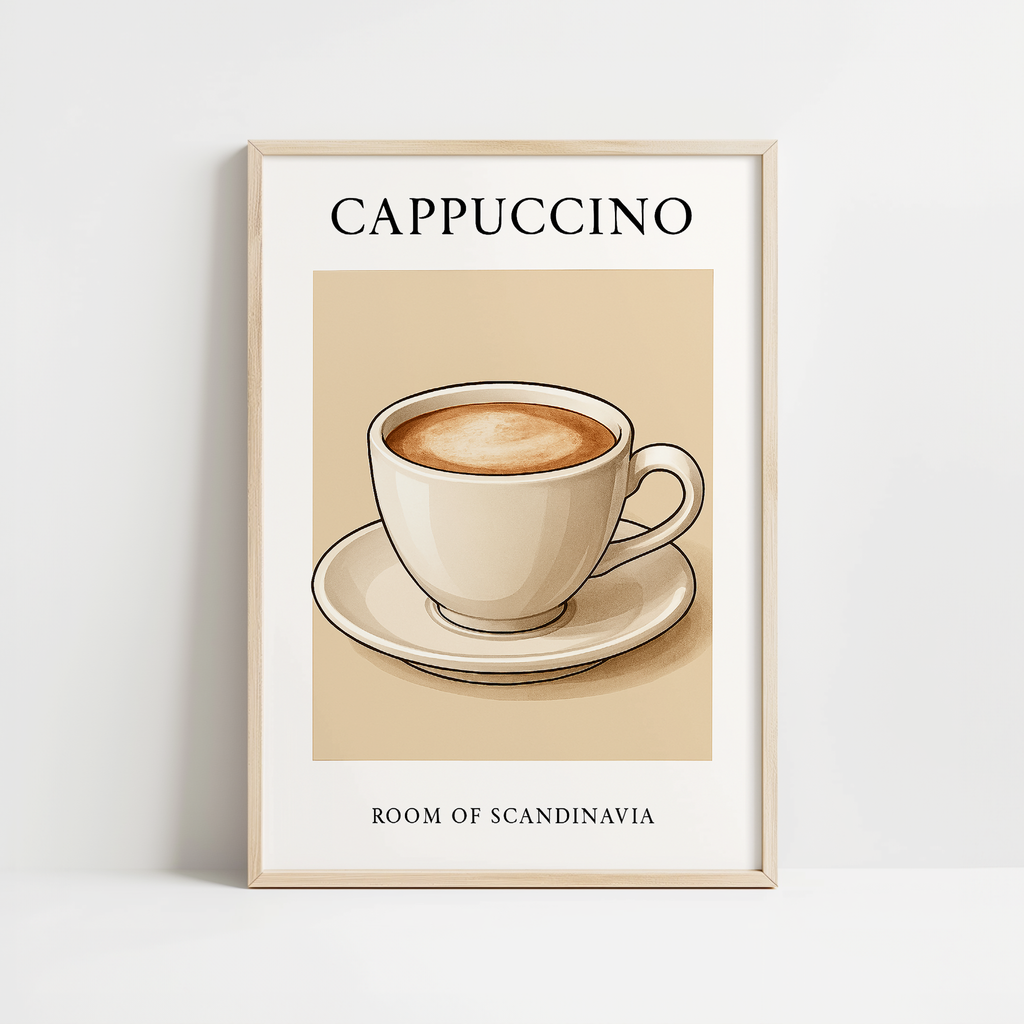 Retro Cappuccino Print
