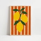 Nordic Lemon Kitchen Print