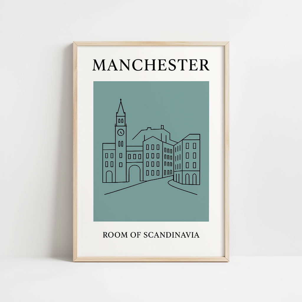 Manchester Minimalist City & Travel Print