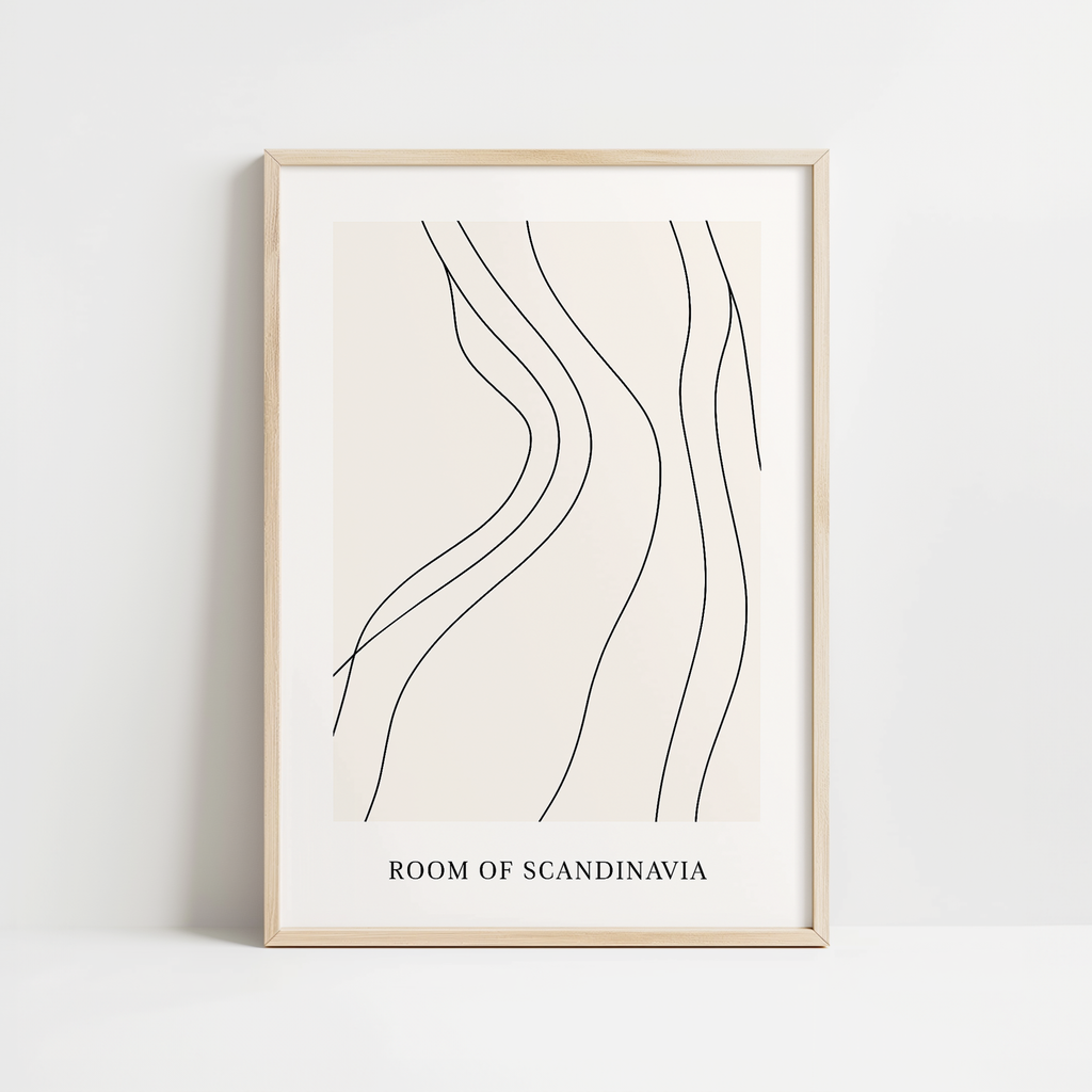 Line Art Minimalist Print