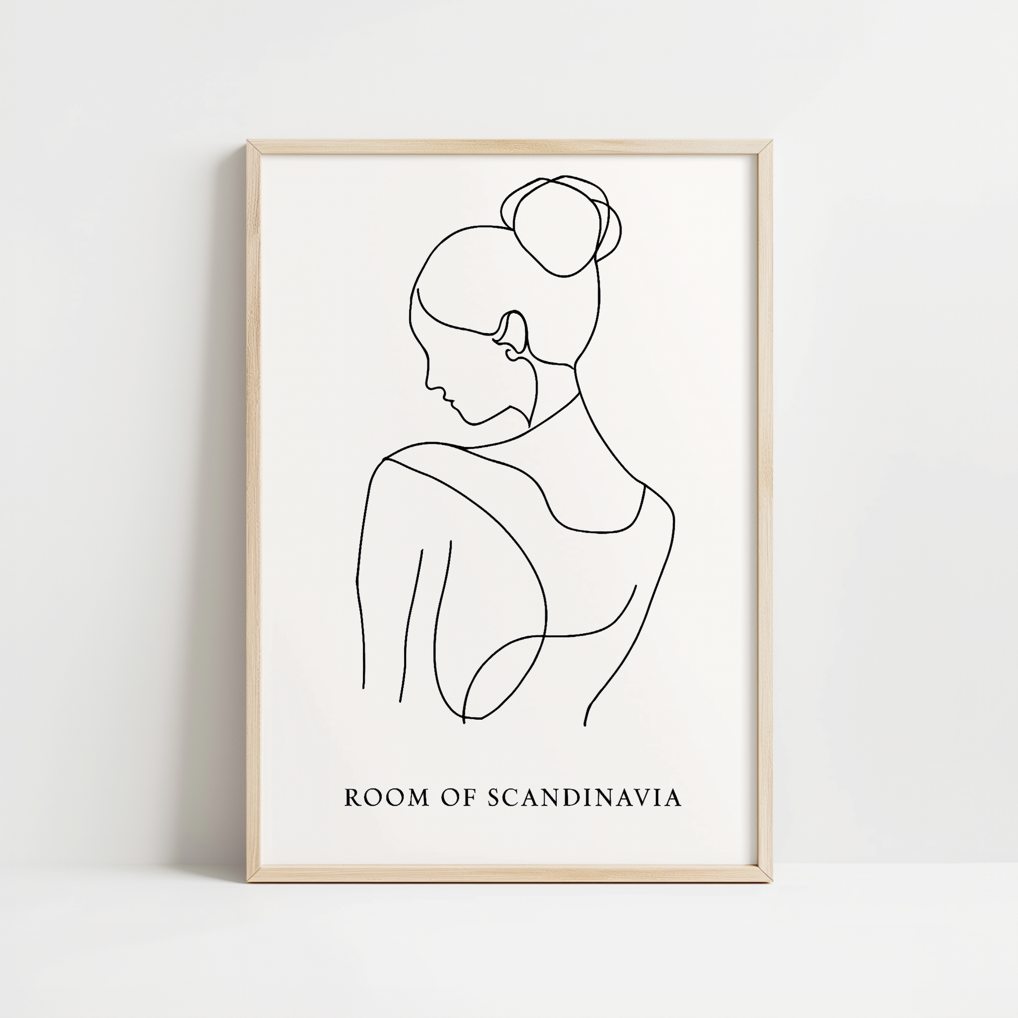 Female Silhouette Modern Print