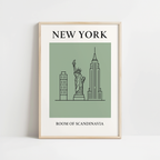 New York Minimalist City & Travel Print