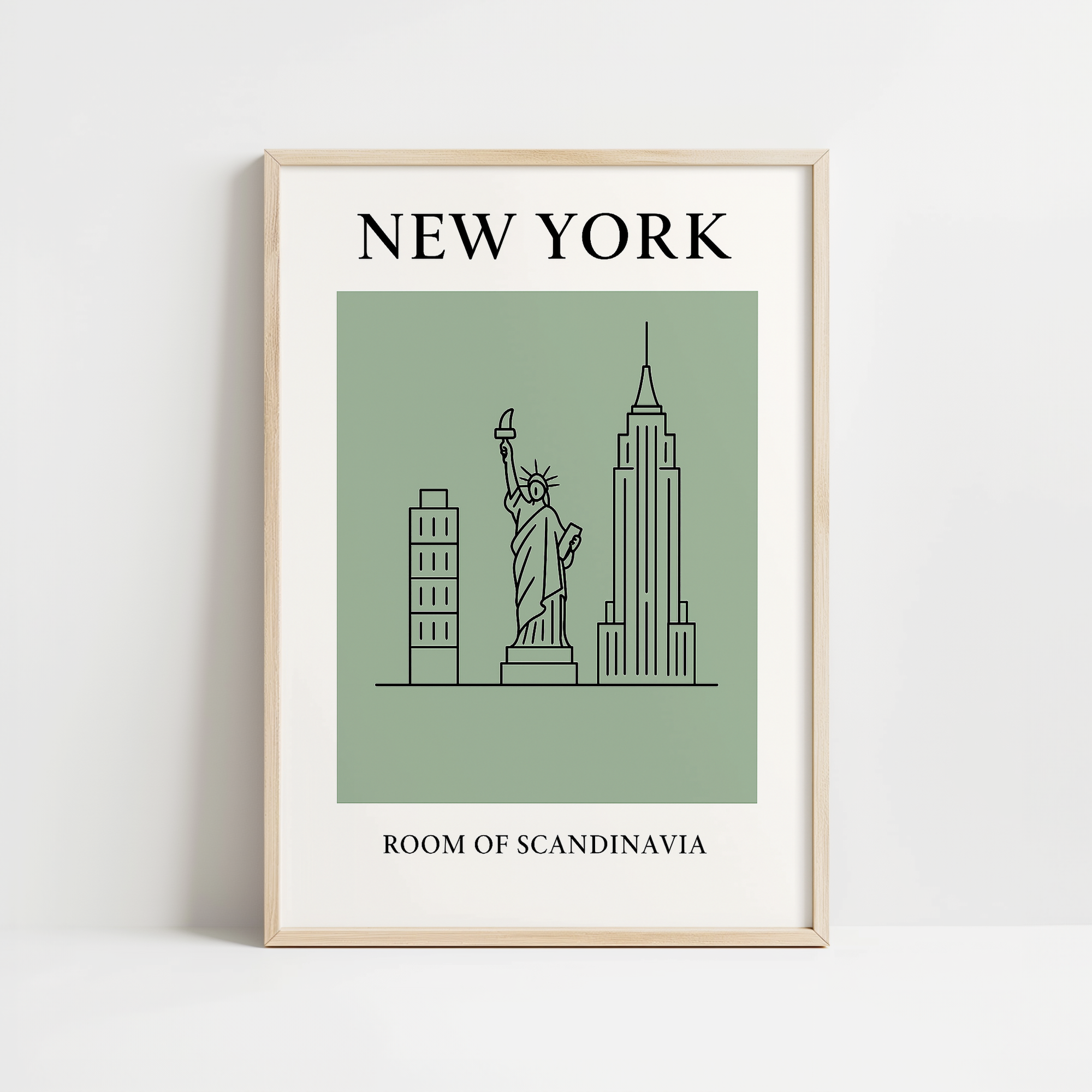 New York Minimalist City & Travel Print