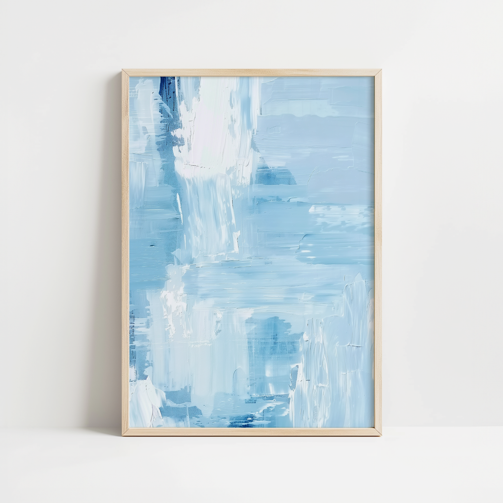 Cool Blue Tones Print