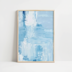 Cool Blue Tones Print