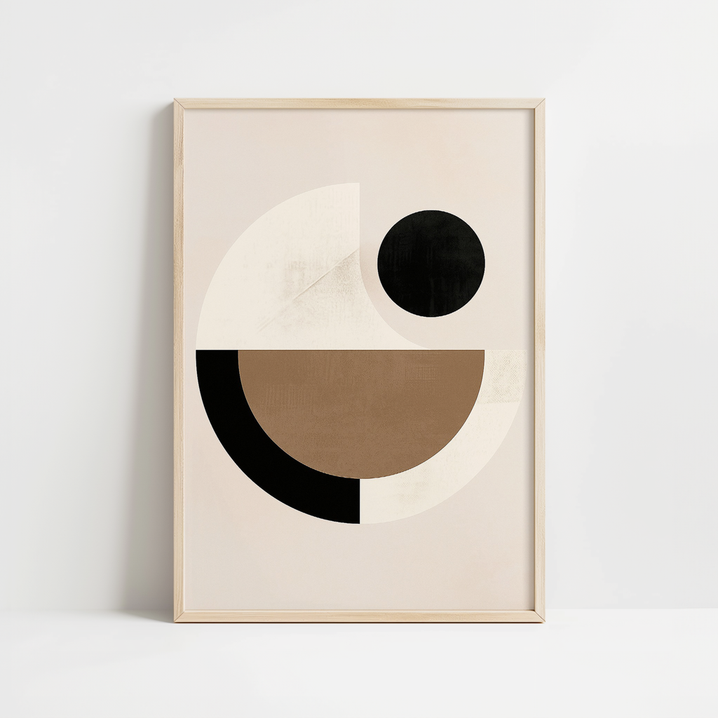 Geometric Earth Tones Print