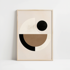 Geometric Earth Tones Print