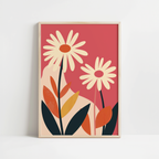 Bold Nordic Blooms Print