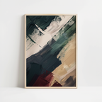 Scandinavian Burgundy Minimalist Print