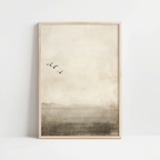 Calm Birds Japandi Print