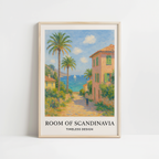 Palms by the Shore Print