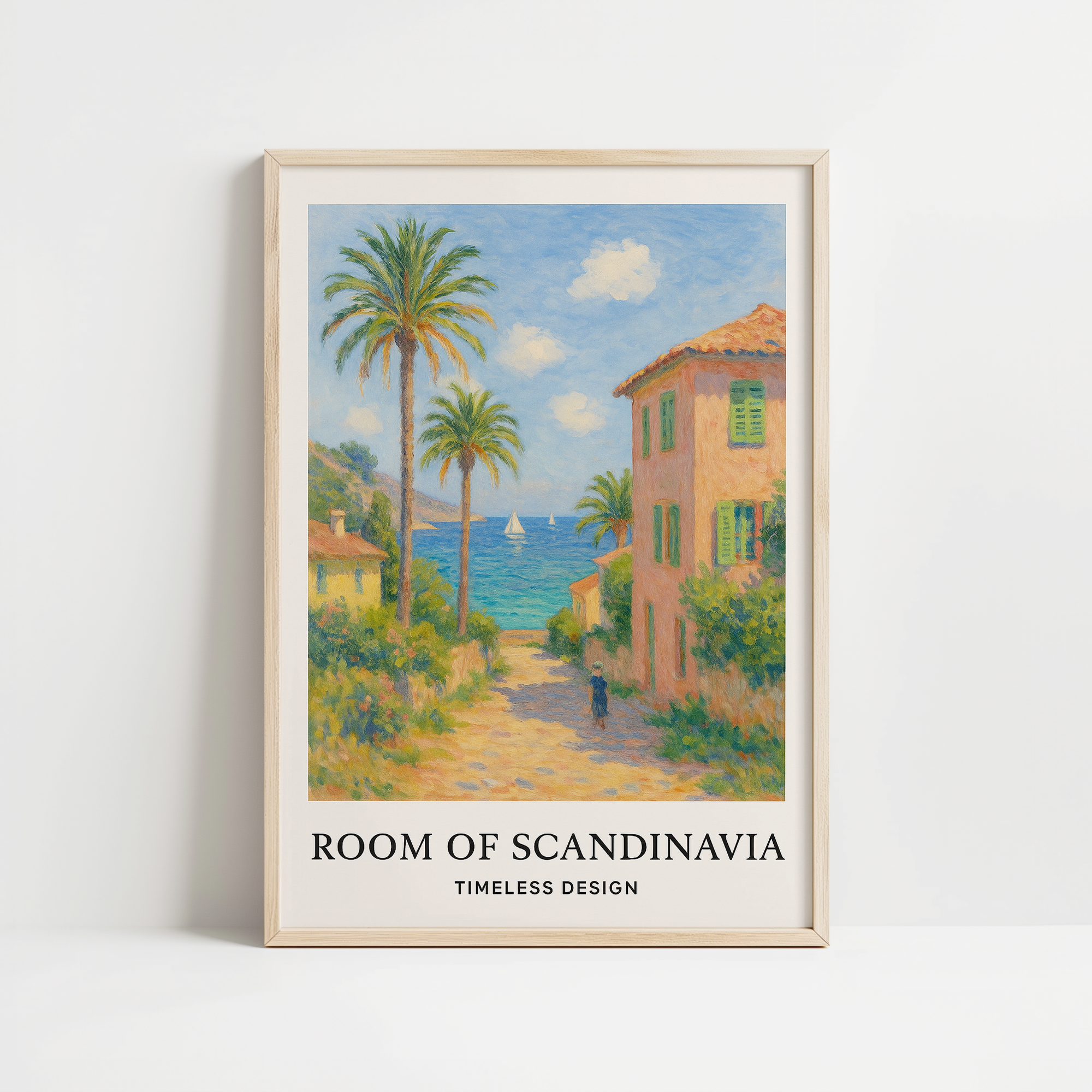 Palms by the Shore Print