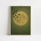 Japanese Green Neutral Print