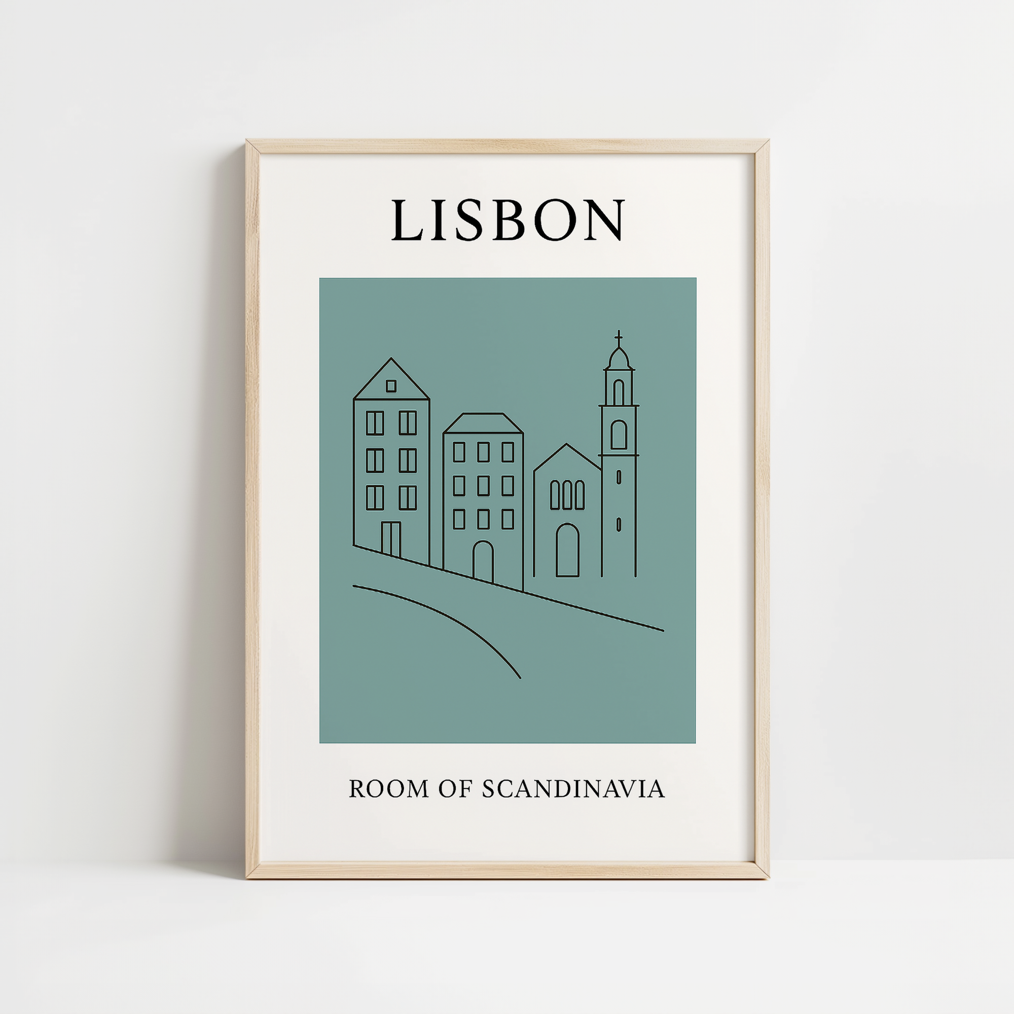 Lisbon Minimalist City & Travel Print