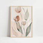 Blush Tulip Elegance Print