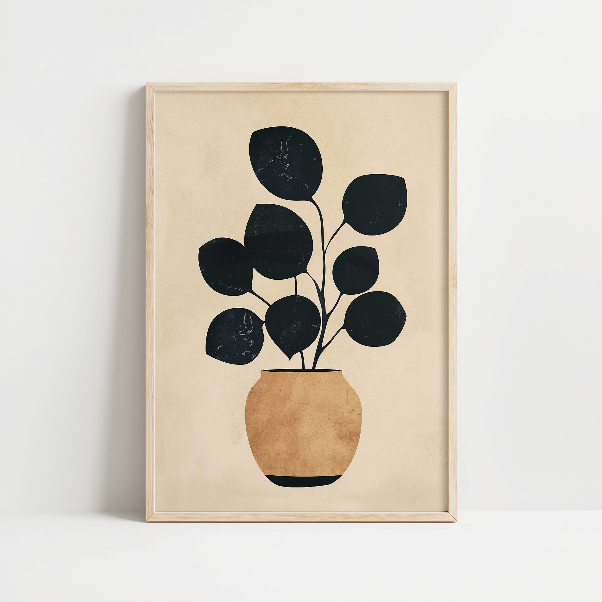 Earthy Vase Botanical Print