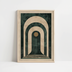 Geometric Line Archway Print