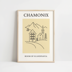 Chamonix Minimalist City & Travel Print