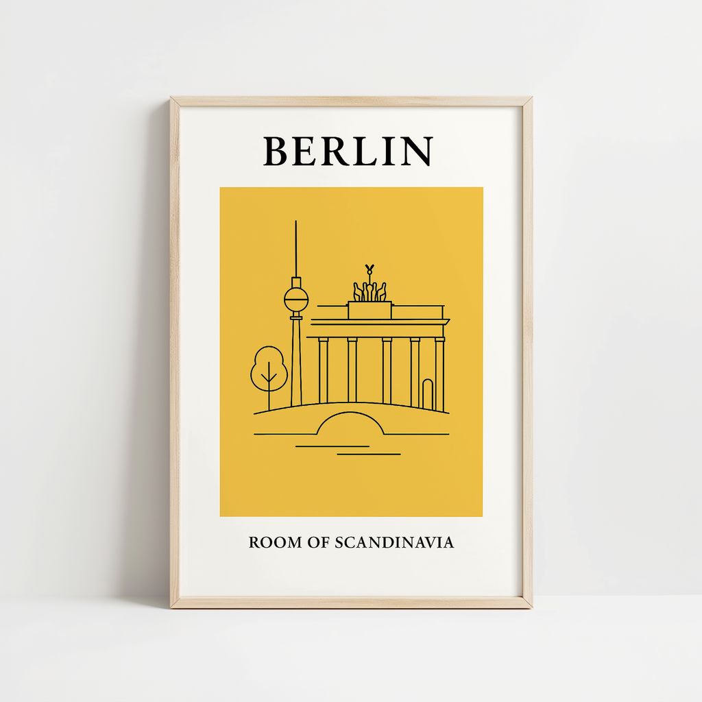 Berlin Minimalist City & Travel Print