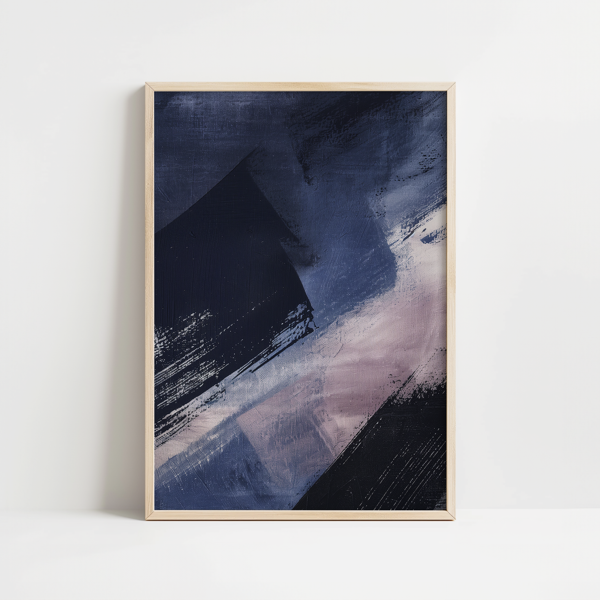 Indigo Lavender Hues Print