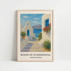 Vintage Greece Coast Print