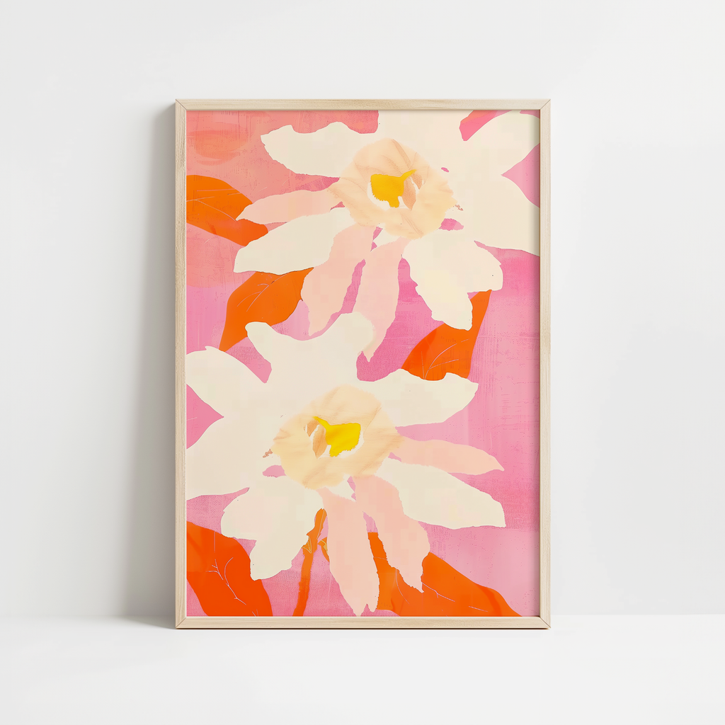 Soft Pink Bloom Print