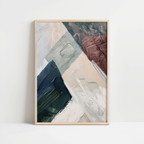 Modern Color Blocks Design Print