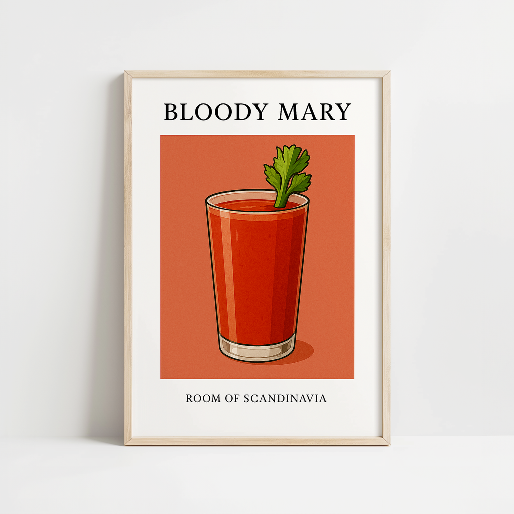 Retro Bloody Mary Print
