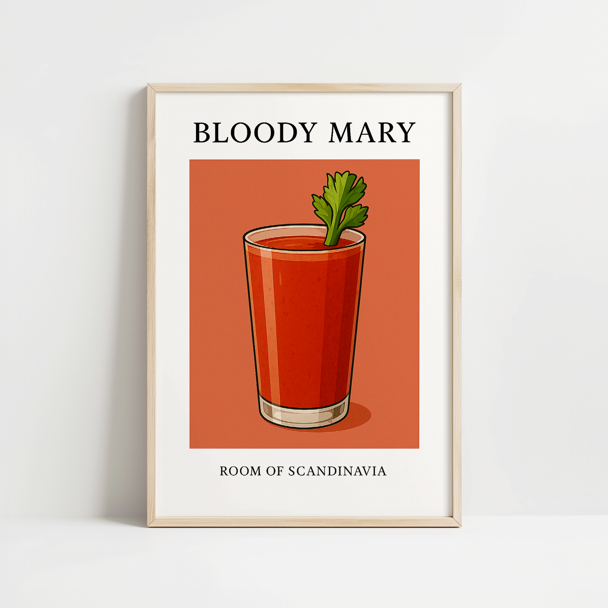 Retro Bloody Mary Print