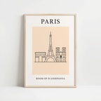 Paris Minimalist City & Travel Print
