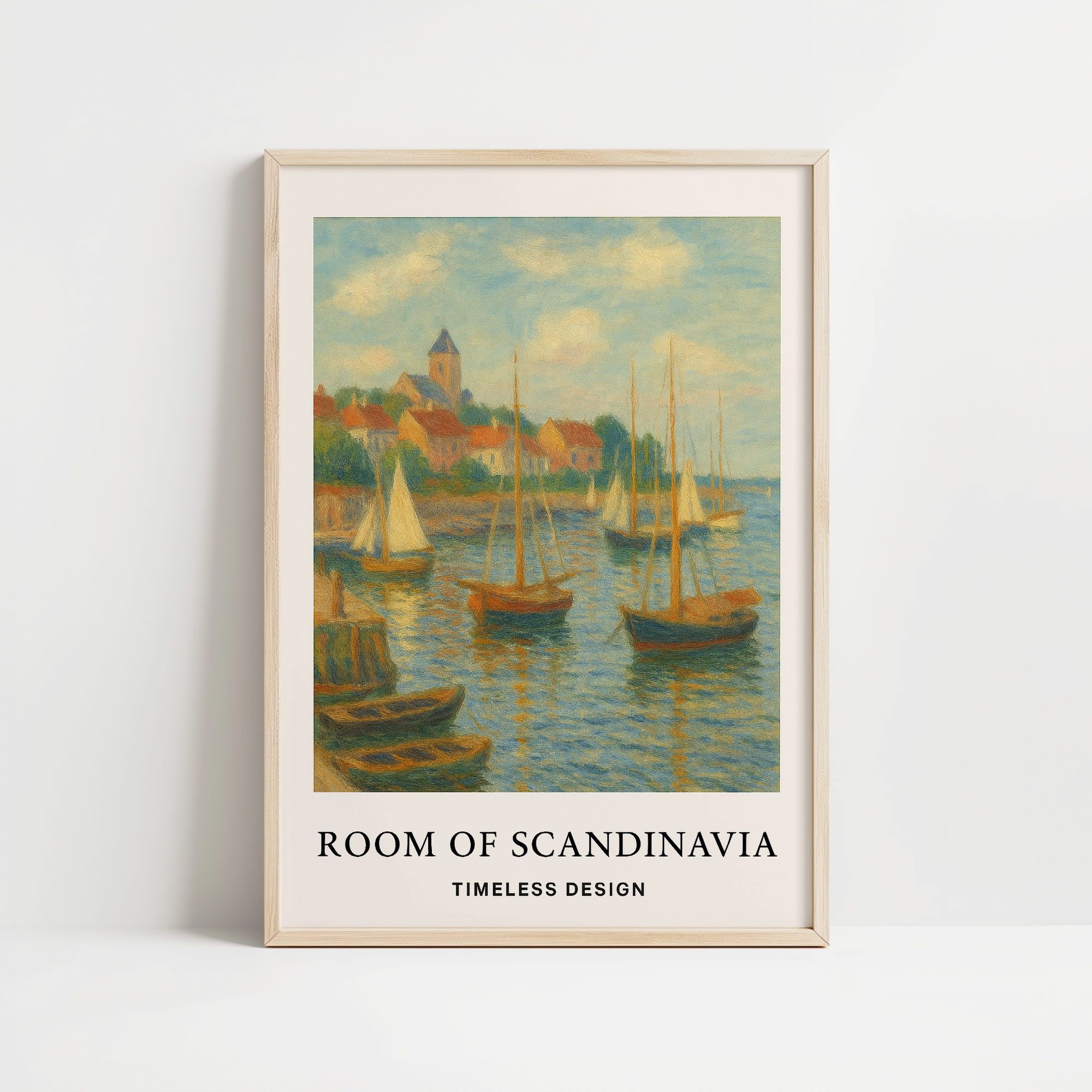 Harbor of Golden Light Print