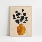 Burnt Orange Vase Print