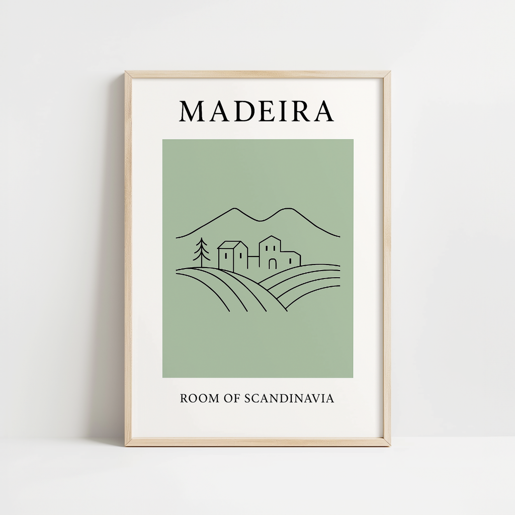 Madeira Minimalist City & Travel Print