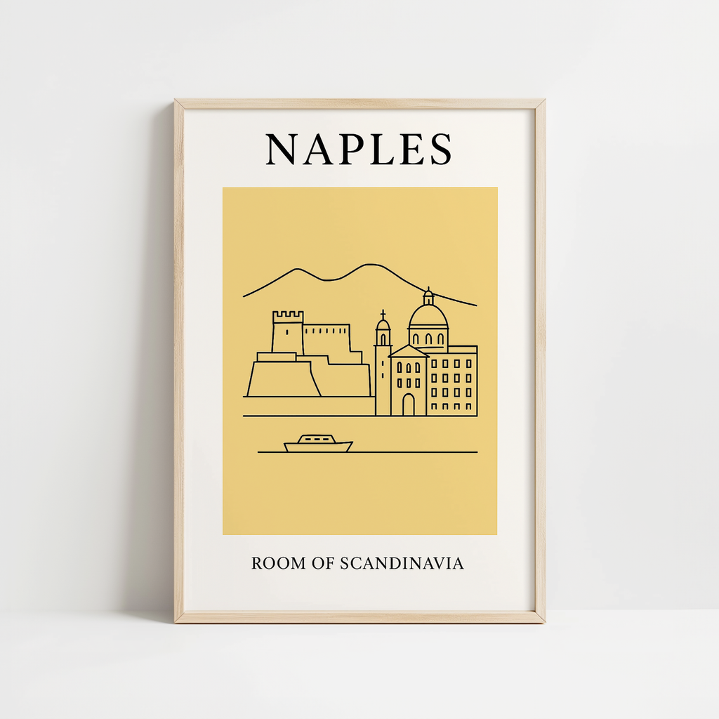 Naples Minimalist City & Travel Print