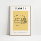 Naples Minimalist City & Travel Print