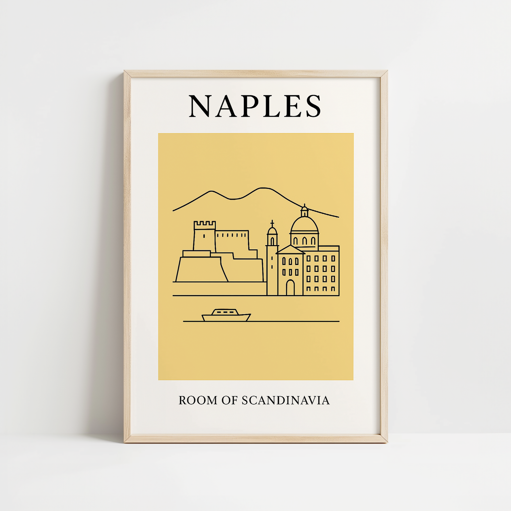 Naples Minimalist City & Travel Print