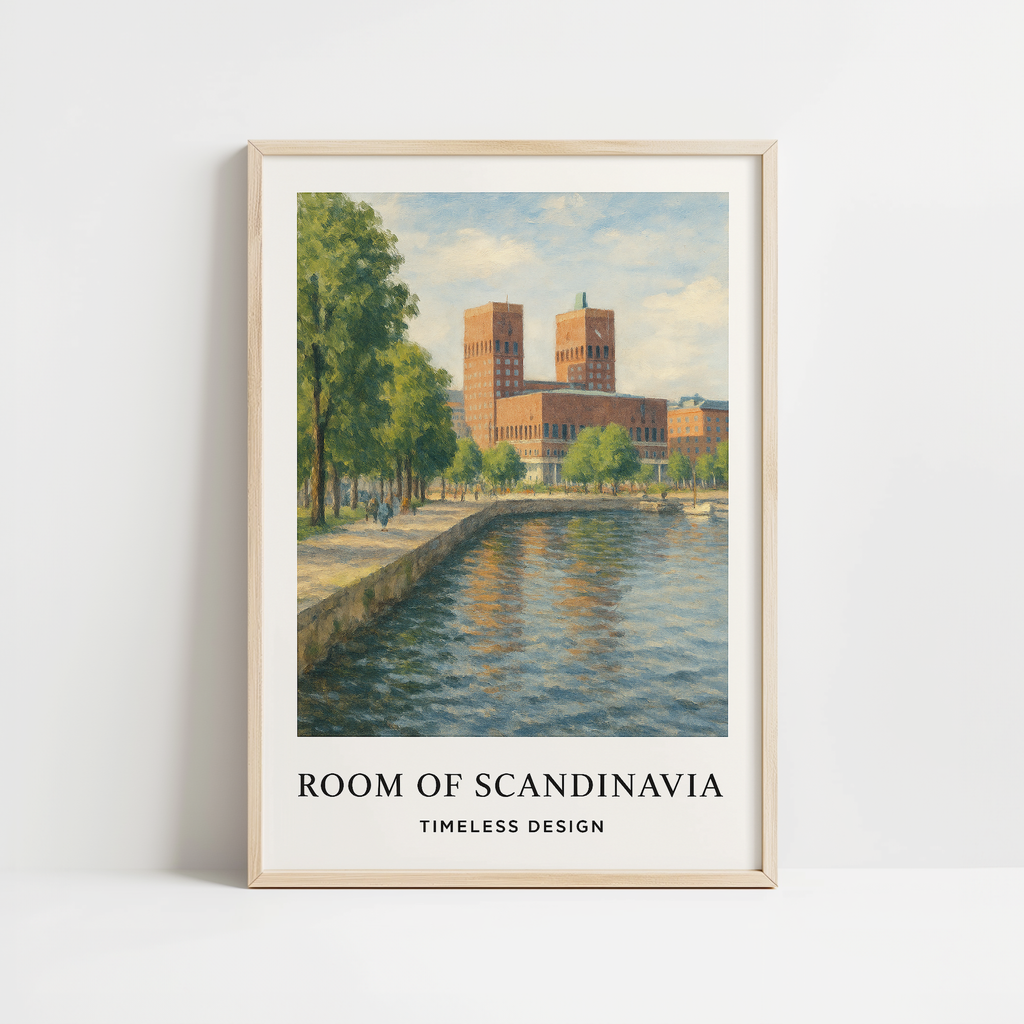 Oslo Illustration Art Print