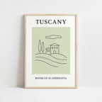 Tuscany Minimalist City & Travel Print