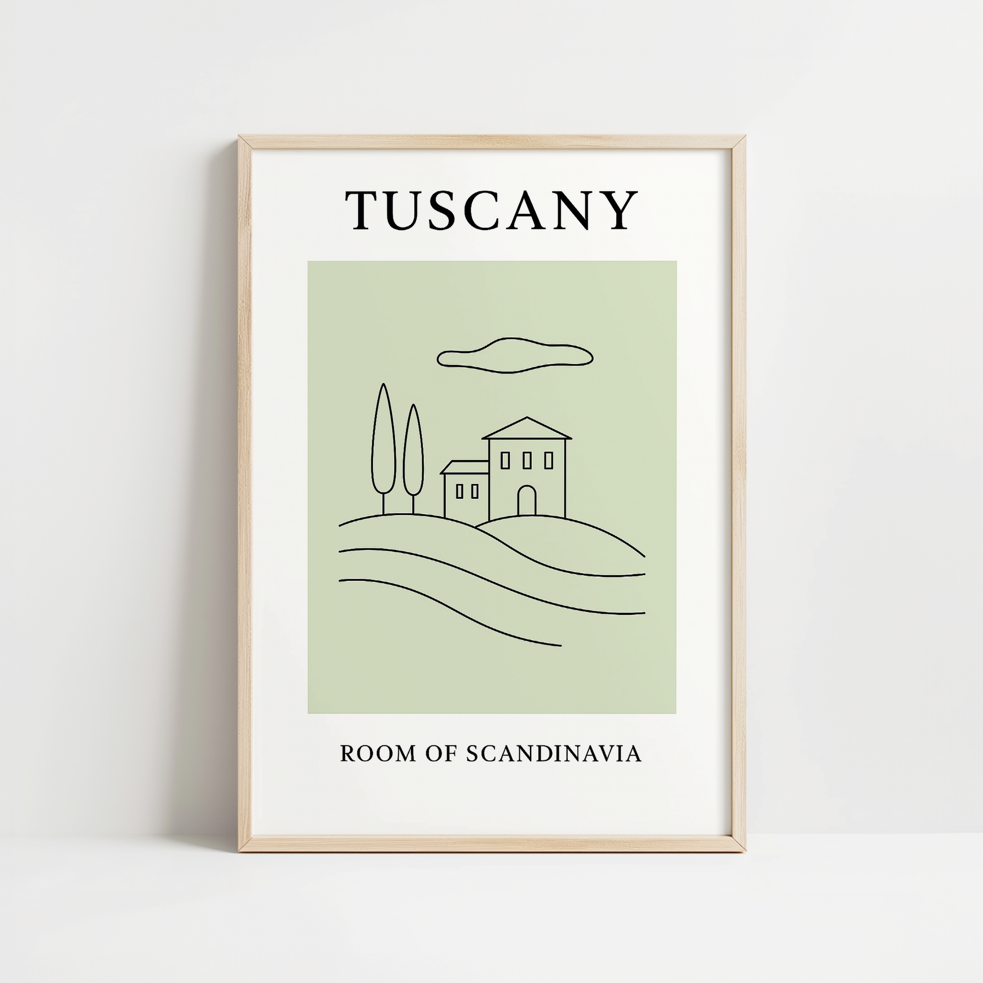 Tuscany Minimalist City & Travel Print