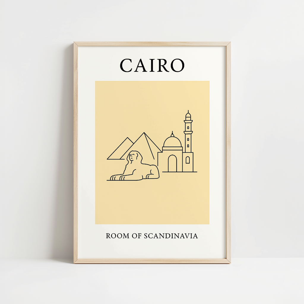 Cairo Minimalist City & Travel Print