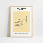 Cairo Minimalist City & Travel Print