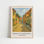 Calm Village Street Print