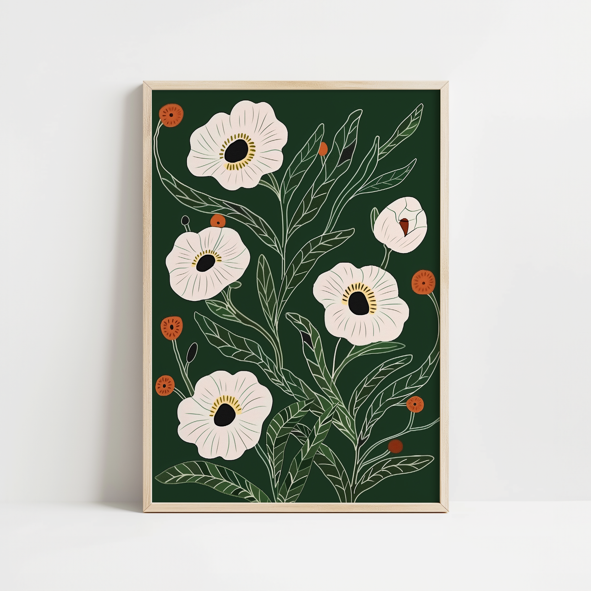 Light Meadow Blooms Print